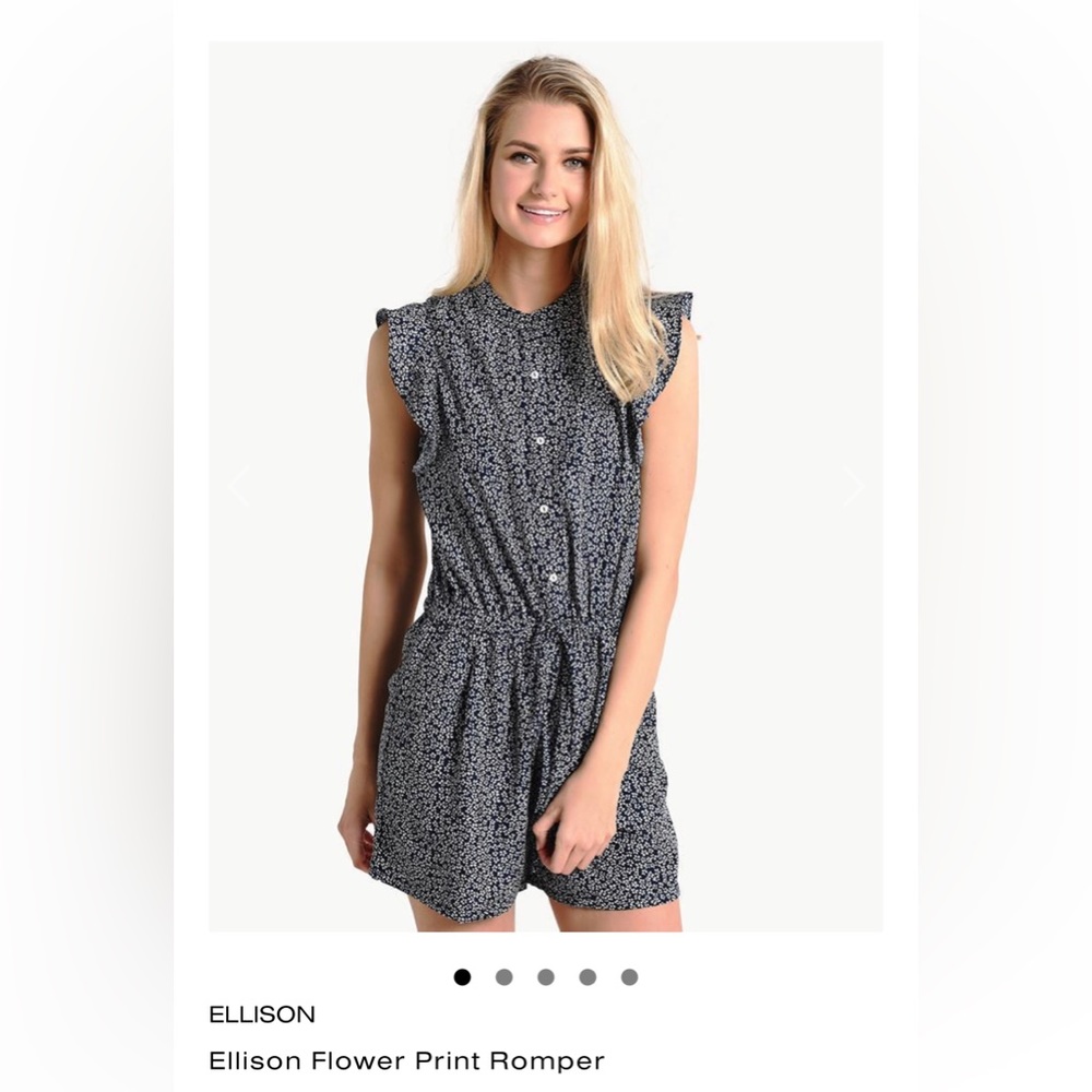 Ellison Floral Print Romper